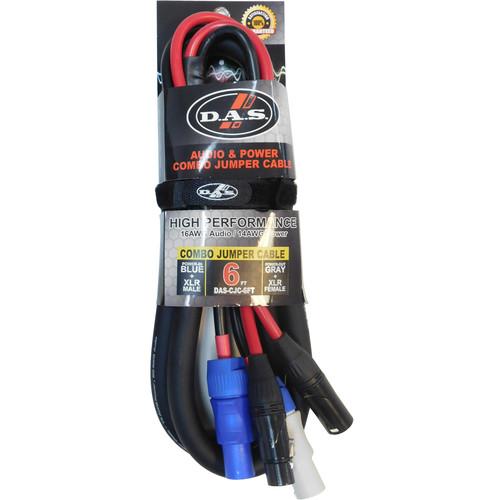 D.A.S Audio Combo Jumper Cable - 14 AWG Power 16 AWG Audio