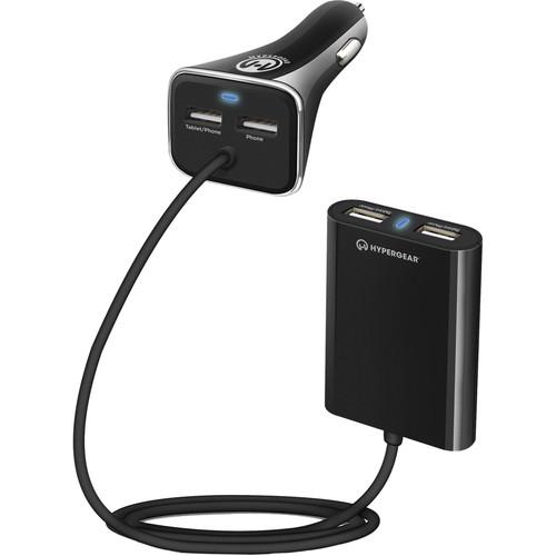 HyperGear 4-Port USB 8.2A Road Runner Car Charger