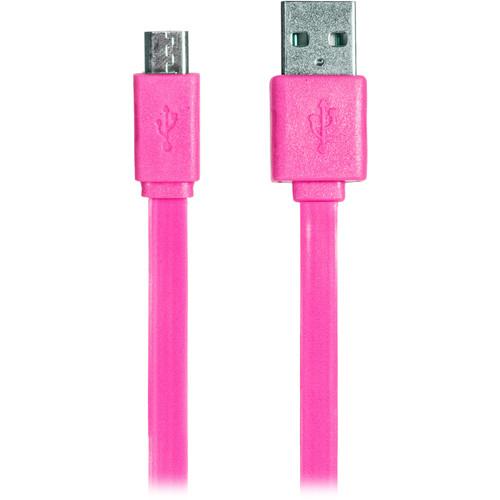 iEssentials Flat USB Type-A Male to Micro-USB Male Cable