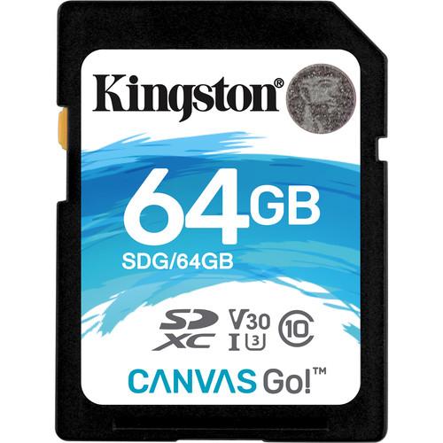 Kingston 64GB Canvas Go! UHS-I SDXC