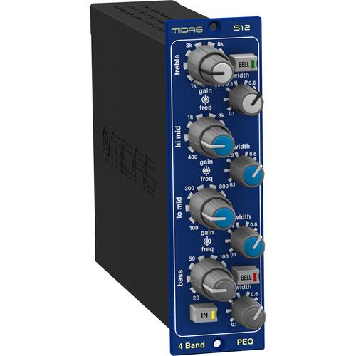Midas 512 Four-Band Parametric Equalizer Based