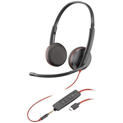 Plantronics Blackwire 3225 USB Type-C Corded Stereo UC Headset