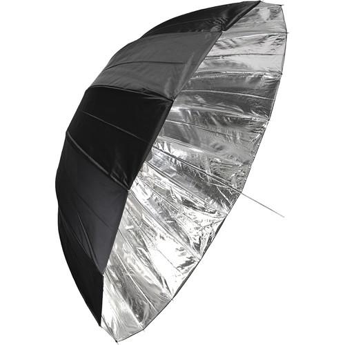 Savage 65" Deep Black Silver Umbrella