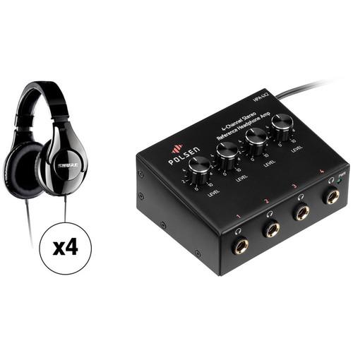 Shure Four-Person Headphone Monitoring Kit