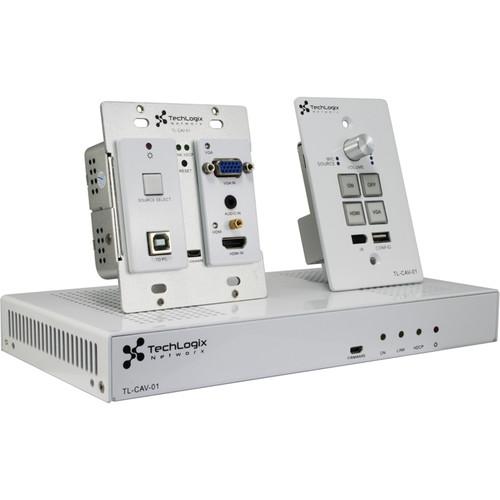 TechLogix Networx All-In-One Meeting Room & Classroom AV System with HDMI & VGA In