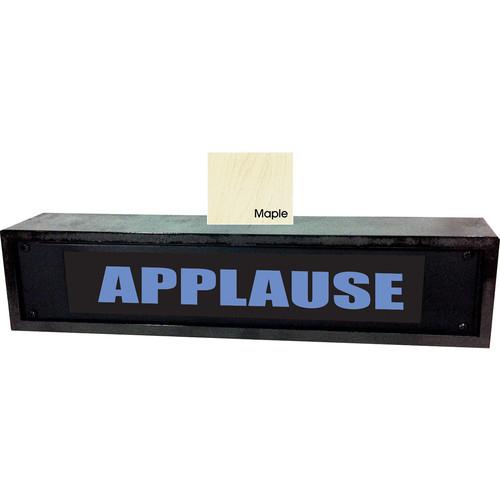 American Recorder APPLAUSE Sign with LEDs & Maple Enclosure