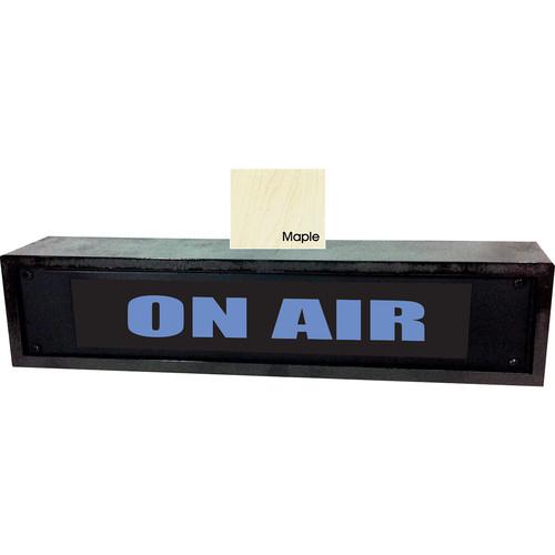 American Recorder ON AIR Sign with LEDs & Maple Enclosure