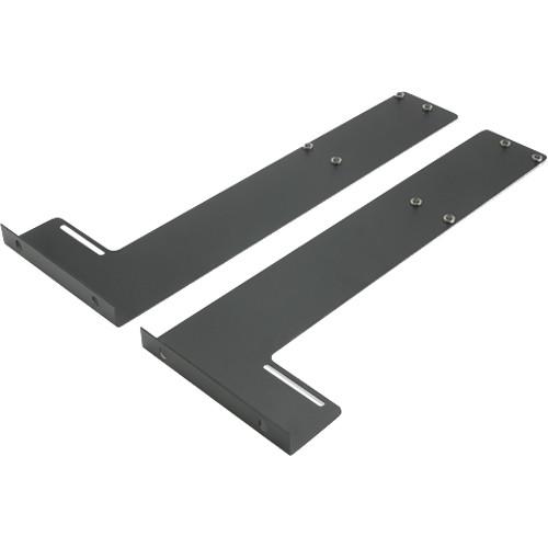 Atlas Sound 3 Rack Unit Rear Rack Rail Support Brackets for SH Series Rack Shelves