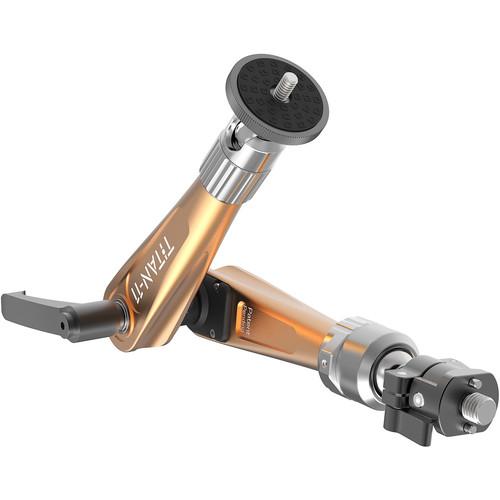 Bright Tangerine Titan Support Arm with Camera Side 3 8"-16 QR Bracket