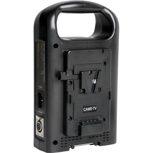 CAME-TV Dual V-Mount Battery Charger and Power Supply, CAME-TV, Dual, V-Mount, Battery, Charger, Power, Supply