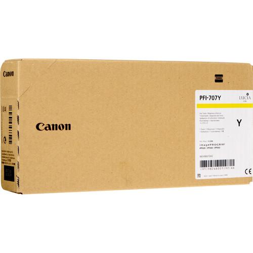 Canon PFI-707Y Yellow Ink Cartridge, Canon, PFI-707Y, Yellow, Ink, Cartridge