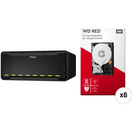 Drobo B810i 64TB 8-Bay iSCSI SAN Enclosure Kit with WD NAS Drives