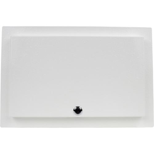 FSR WB-MR4G WB Series Recessed 4-Gang Wall Mounting Plate with Locking Metal Cover