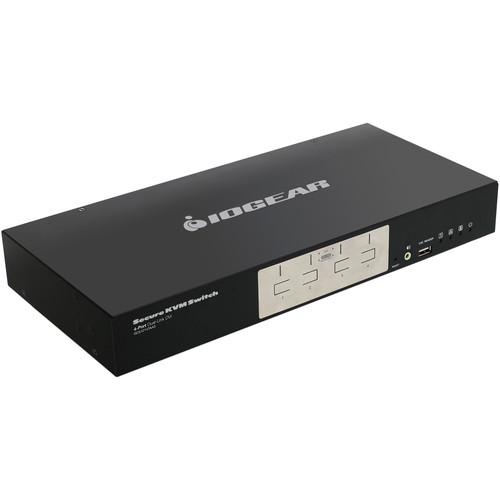 IOGEAR 4-Port Dual-Link DVI Secure KVM Switch