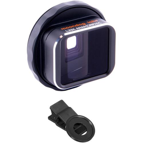Moondog Labs 1.33x Anamorphic Adapter Lens & iOgrapher Long Lens Clip Kit