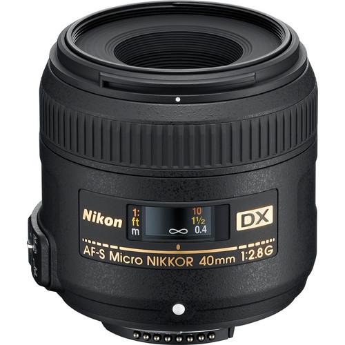 Nikon AF-S DX Micro NIKKOR 40mm f 2.8G Lens - Refurbished