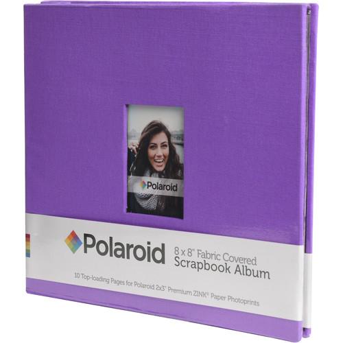 Polaroid Fabric Covered Scrapbook Album