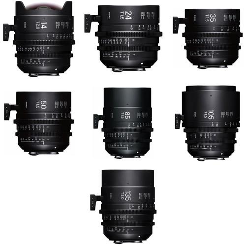 Sigma FF High-Speed Prime PL Mount 7-Lens Kit