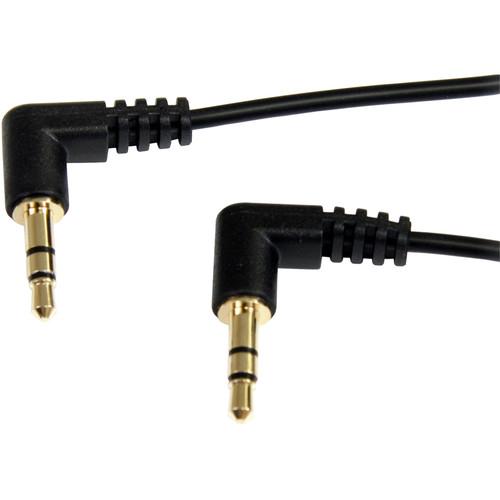 StarTech Right Angle 3.5mm to Right Angle 3.5mm Stereo Audio Cable
