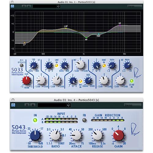 Steinberg RND Portico 5033 and 5043 Equalizer and Compressor Plug-In Bundle