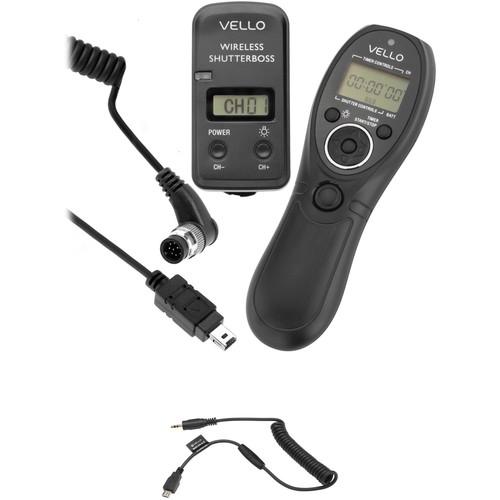 Vello Wireless ShutterBoss III with Release Cable for Fujifilm Cameras Kit