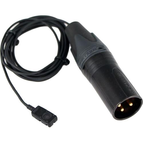 Voice Technologies VT506 Omnidirectional Lavalier Microphone with Hardwired 3-Pin XLR Connector