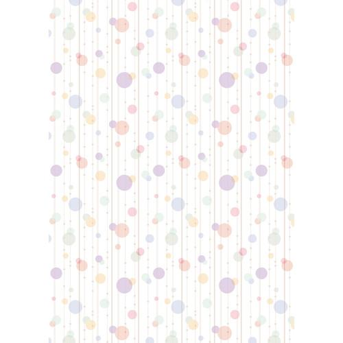 Westcott Party Dots Matte Vinyl Backdrop with Grommets
