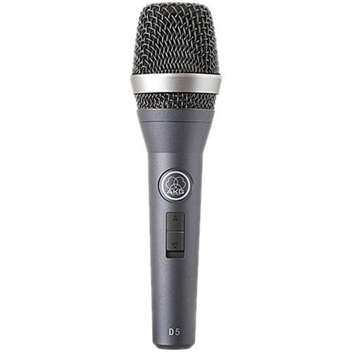 AKG D5 S Handheld Supercardioid Dynamic Vocal Microphone with On Off Switch