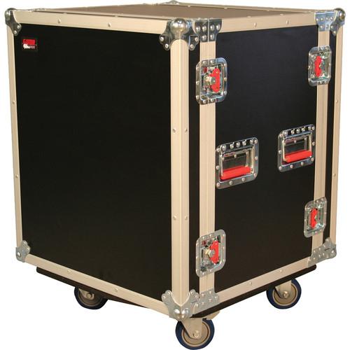 Gator Cases G-TOUR SHK-12-CAST 12 Space Tour Style ATA Shock Rack Case with Casters