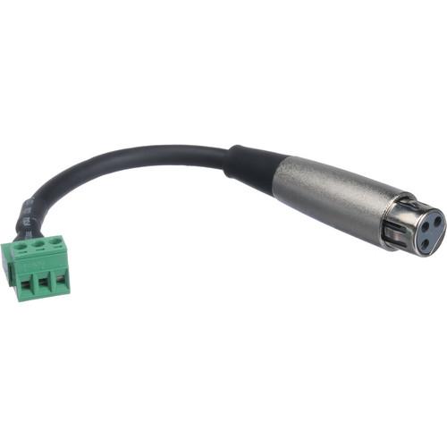 Hosa Technology PHX-106F Bulk Low-Voltage XLR 3-Pin Female to Phoenix 3-Pin Female Adapter Cable