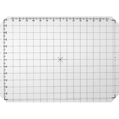 Linhof 5x7 Groundglass Focusing Screen with 1cm Grid Lines