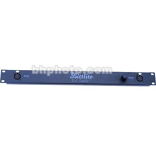 Littlite RLX Raklite Panel - Dual Gooseneck Lamp Panel with Two 3-pin XLR Connections