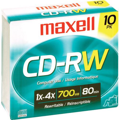 Maxell CD-RW 700MB 1-4x, Rewritable, Recordable