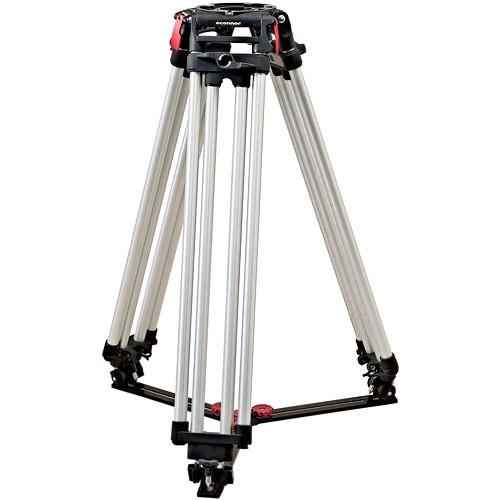 OConnor C12210001 Cine HD Single-Stage Aluminum Alloy Tripod - Supports 309 lbs - Open Box