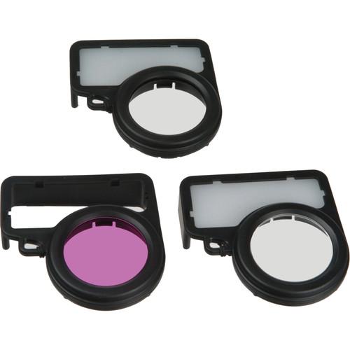 Pixtreme Lens Kit for Pixtreme PX2 and Snap Sights SS1.3 with Close-up, Flash Diffuser and Red Filter