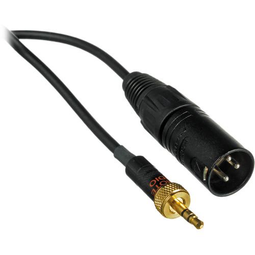 Remote Audio Receiver Cable for Sennheiser EK100 to Studio One XLR-BP PRO - Threaded Mini Phone Male to 3-Pin XLR Male - 1.5