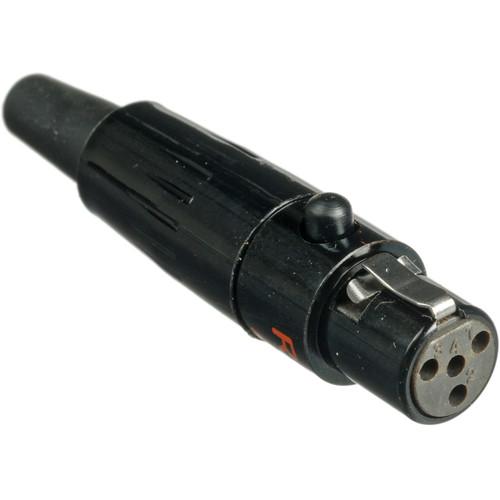 Remote Audio TA4F-B 4-Pin Female Mini-XLR Connector