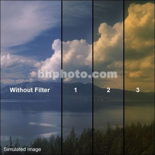 Schneider 5x5" Solid Color Gold 3 Water White Glass Filter