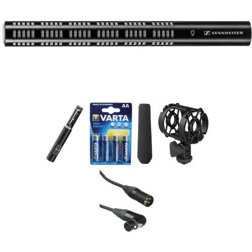 Sennheiser ME66 K6 - Super-Cardioid Short Shotgun Condenser Microphone Kit