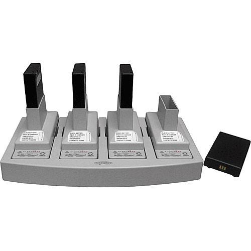 Telex BC800NM4 - 4-Bay Battery Charger and Batteries for TR-1 700 800 825 RKP-4