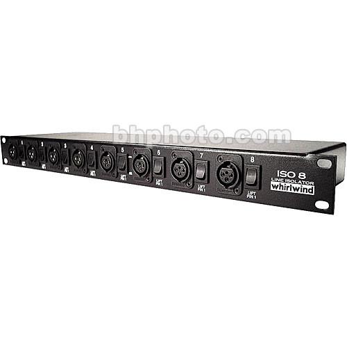Whirlwind ISO-8 - 8 Channel Line Level Isolator and Balancer
