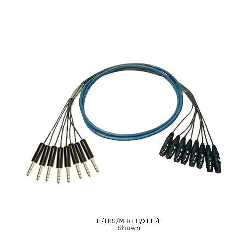 Whirlwind Medusa Multitrack 12 Channel 1 4" TRS Male to XLR Female Snake - 25