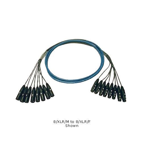 Whirlwind Medusa Multitrack Series 24 Channel 3-Pin XLR Male to XLR Female Fanout Snake Cable - 50