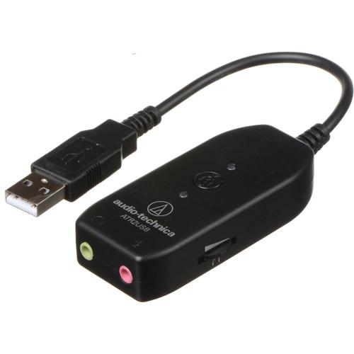 Audio-Technica Consumer ATR2USB 3.5mm to USB Audio Adapter