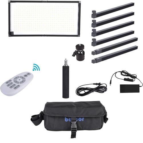 Bescor FM448 Flexible Bi-Color LED Light Mat with Swivel Ball Mount