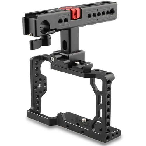 CAMVATE a6500 Handheld Camera Cage with QR Cheese Handle