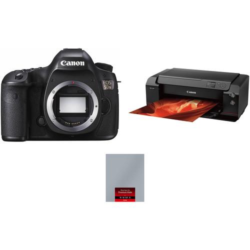 Canon EOS 5DS Camera Body with Inkjet Printer Kit