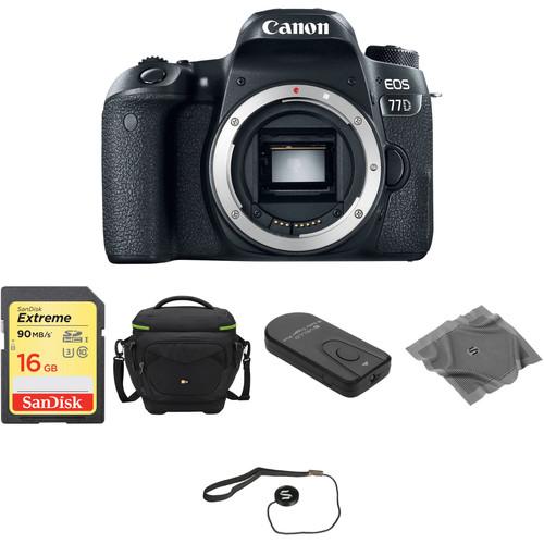 Canon EOS 77D DSLR Camera Body Basic Kit