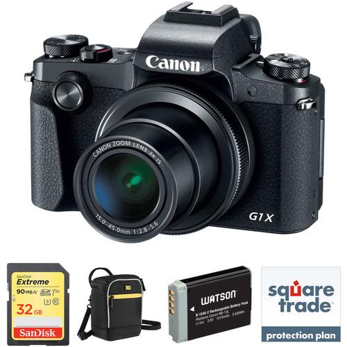 Canon PowerShot G1 X Mark III Digital Camera Deluxe Kit