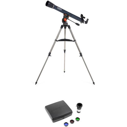 Celestron AstroMaster 70AZ 70mm f 13 Alt-Az Refractor Telescope with Mars Observing Kit